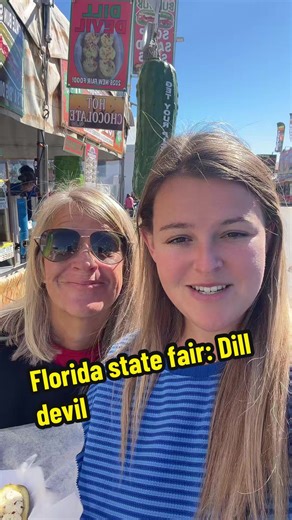 The dill devil from the Florida state fair #megandmaddie #forupage #floridastatefair #dilldevil #fairfoods