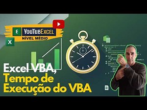 ⏱ Cronometrando seus códigos VBA no Excel. #Excel #VBA #CronometroMacro