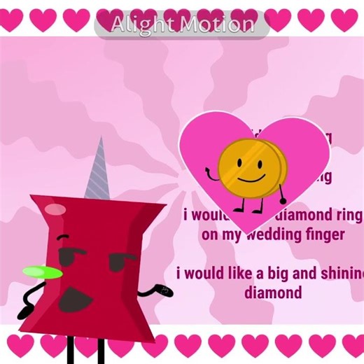 i would liek a ring HUGE ib: kei_pin on tiktok #alightmotion #bfdi #coinpin #osc