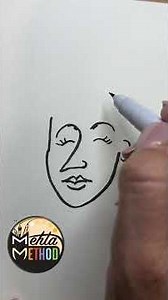 In this fun drawing video, we start with the number 2 and turn it into a cartoon face
