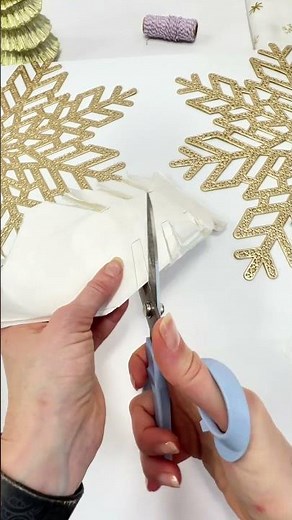 Big 3D Snowflake from Paper Lunch Bags ❄️ Easy #diy