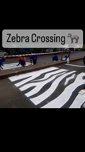 Zebra Crossing. 🦓 The idea - project the tourist capital of Zambia through animal artistic design. #ZebraCrossing Image Credit - @southern_classic_media | RushLane