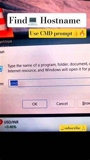 Find Computer HOSTNAME using Command Prompt👍 | #windows11 #shorts #hostname #cmd #tech #tips