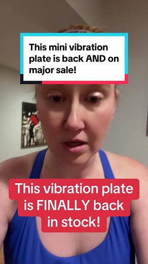 This vibration plate has been out of stock for at least a week and it’s back in two colors. But with it being on major sale, I’d grab mine today! #vibration #vibrationplate #highcortisol #workoutathome #hormonehealth #sleepbetter #bedtimeroutine