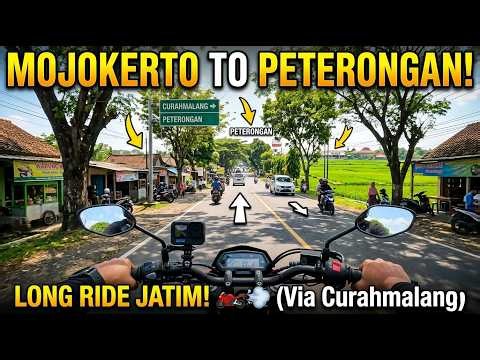 Relaxing Motorcycle Ride Through Real Indonesia | Mojokerto to Peterongan POV
