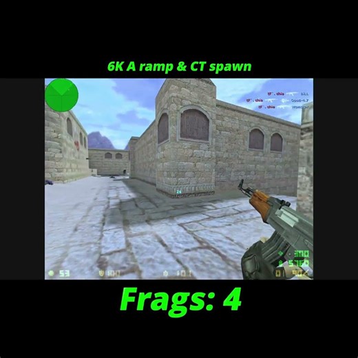 6K A ramp & CT spawn #fps #streamer #proplayer #pro #clip #clips #wow #nostalgia #counterstrike #cs
