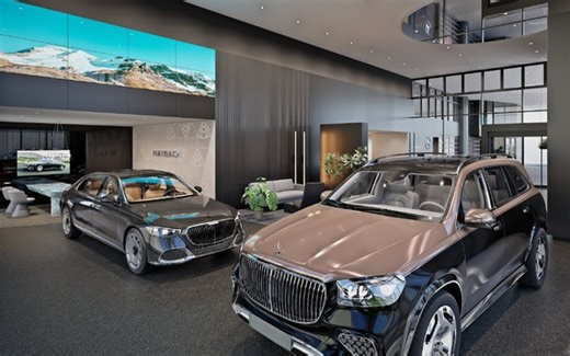 超ラグジュアリーな空間で商談を、日本初の「マイバッハラウンジ」神戸にオープン 1枚目の写真・画像 | レスポンス（Response.jp）