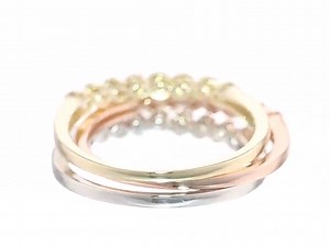 Watch 10k Multi-Colored Gold Diamond Stack Ring ﹙1/4 cttw, H-I Color, I2-I3 Clarity﹚, Set of 3, Size 8 on Amazon Live