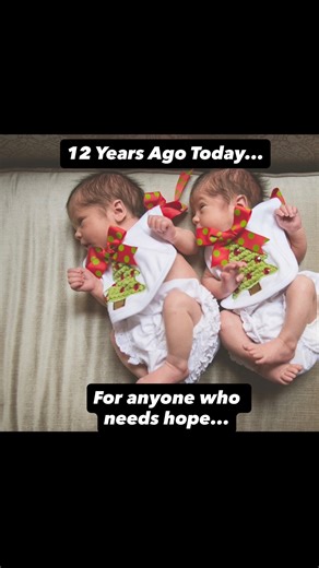 LYNETTE LEWIS Author, TEDx Speaker, Purpose Coach on Instagram: "Merry Christmas dear friends 🎄🎂 12 years ago today the biggest surprise of our lives brought a double portion of God's blessing, grace and a story for His glory! This is the video that's gone viral multiple times and been seen and shared by over a million people, a reminder that our dreams are never too much for God and in the fullness of time, amidst suffering and tears, JOY COMES!! Happy Birthday Victoria and Isabella. He is fa