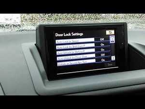 Lexus Customization - Door Lock Settings