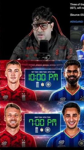 India Vs England T20 Schedule time #cricket #rcbians #ipl #rcbpavilion #ipl2026 #msdhoni #rcb