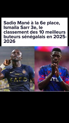Top Buteurs Sénégalais de la Saison 2025-2026