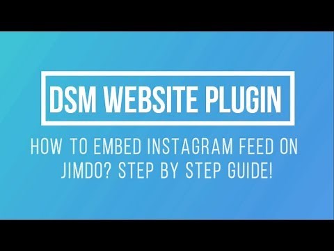How To Embed Instagram Feed On Jimdo Website?