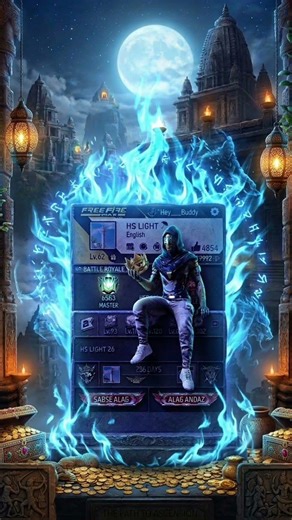 Moonlit Temple: The Hooded Gamer's Throne🔥