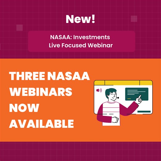 New NASAA Live Focused Webinar: More Clarity, More Content, & More Confidence