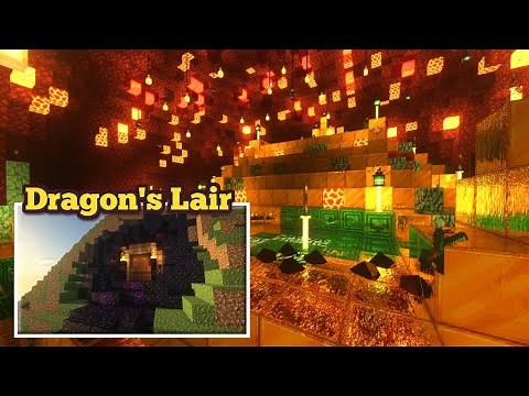 How to build a Dragon's lair in minecraft with WorldEdit [Map Download]