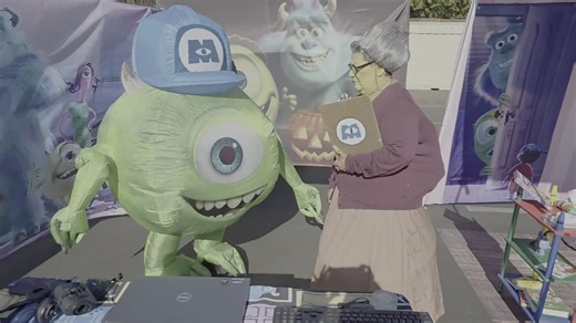 monsters inc Halloween Trunk or treat! #trunkortreat #monstersinc #disney