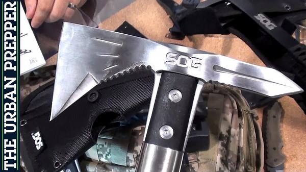 SOG tomahawks, knives, and folders tested for usefulness
