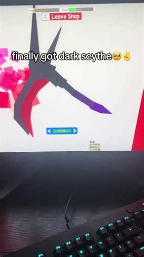 finally got dark scythe🥹✌️ #bss | bee swarm simulator