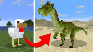 I remade every mob into Dinosaurs in Minecraft | Kipper