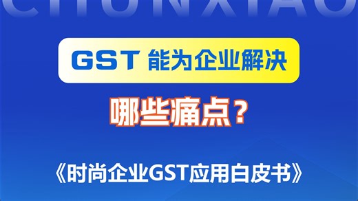 GST能为企业解决哪些痛点？