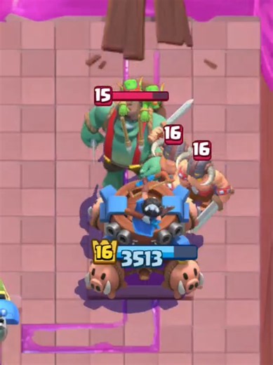 Remontando partida con mazo de Chispitas en Clash Royale