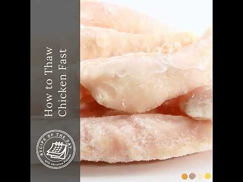 How To Thaw Chicken Quickly