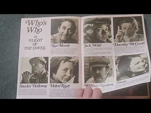 Flight of the Doves 1971 film cinema programme