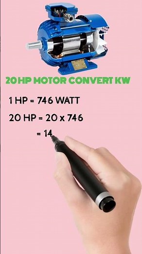 मोटर कितने Amp और Watt की होती है? ⚡ | Motor Ampere & Watt Calculation
