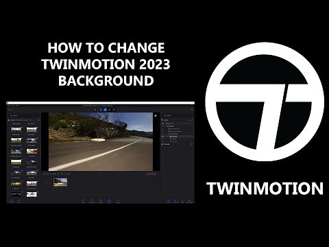 HOW TO CHANGE TWINMOTION 2023.1.2 BACKGROUND