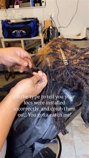 BeautyFro on Instagram: "My client went to get loc extensions on her MICRO locs! She left with small Locs but they were far from Micro and they weren’t installed correctly! The locs had any where from 2 to 5 micro locs in each newly installed loc. Some of the installs were just the micros plaited with the hair, others were poorly crocheted! As a Loctician you gotta know when to say “Im not comfortable offering that service” and there’s nothing wrong with that! • • • • Follow to learn how to styl