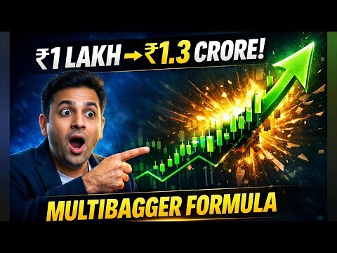 ₹1 Lakh → ₹1.3 Crore! Multibagger Stock Formula (MULTI Framework Explained)