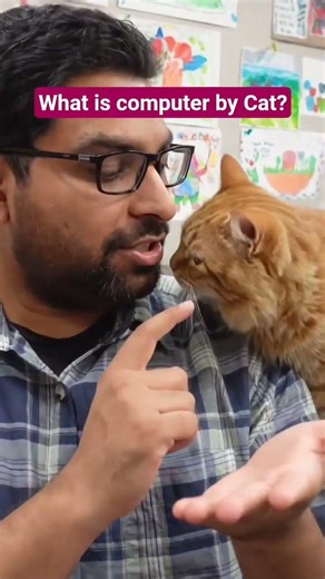 What is computer by Cat? #thinkcreative #cat #short #ai #funny #comedy #cats #mycat #smartcats