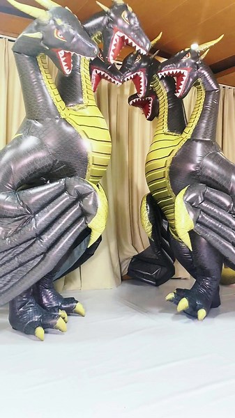 Coolest King Ghidorah Inflatable Costume for Halloween