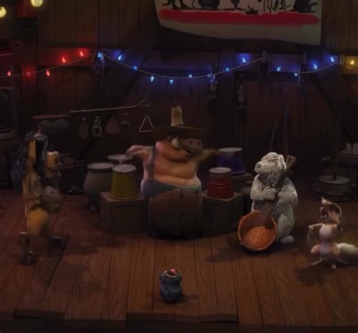 Dato chistosoSabían que yo creía que esa canción si la cantaba un señor gordo y de color gracias a esta película xDLuego vi a Shaggy (el cantante) y dije WTF