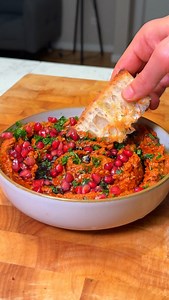Roasted Red Pepper Dip (Muhammara) #veganmeal #veggierecipes #roastedveggies #garlicsauce #vegan #veggie #veganrecipes #veggies #dip #sauce #healthyfood #easyrecepies #easyrecipes #healthysnack #plantbasedfood #lazymeal #veganfood #veganrecipe #vegetable #easyrecipe #veganfoodporn #quickrecipe #vegetarianrecipes #easyfood #healthysnackideas #vegetarian #lazyvegan #easyrecipes #easyveganmeals #vegandinner | Dr. Vegan