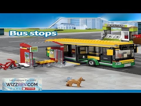 Bus Station 60154 City Series on Platform Model Building Blocks Bricks Decoration