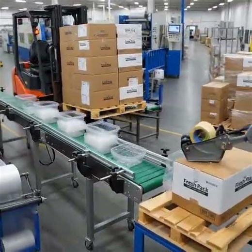 Food Container Manufacturing Process | Plastic Packaging Factory Step by Step”