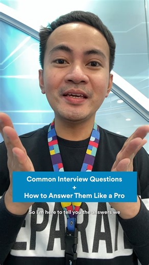 Thinking about possible interview questions? Here are recruiter tips on the most common questions and how to best answer them. #TaskUs #TaskUsPH #BestCompany #career #careeradvice #jobs #jobsearch #fyp #callcenter #callcenterlife #bpo #bpolife #customerservice | TaskUs