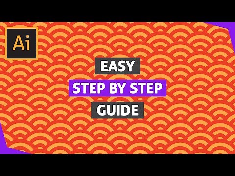 How To Make A Seamless Japanese Wave Pattern In Adobe Illustrator