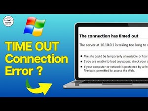 Fix Microsoft “Connection Timed Out” Error 2025 – Quick & Easy