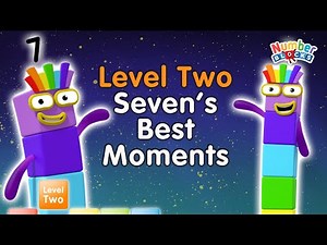 All the Best Seven Moments! | Level 2 | Numberblocks