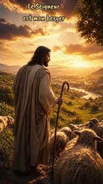 Le Seigneur est mon berger #jesus #music #worship #bible #song #viral #psalms #louange #paix #foi