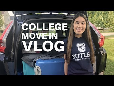 College Move In Vlog 2018 | Butler University
