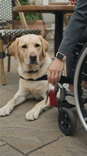 She Tried to Pet a Service Dog—Then This Happened 🦮 #shorts