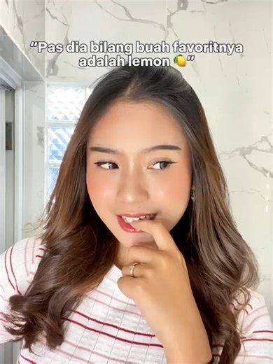 Katanya suka lemon 🍋 Aku pake Medpro Mouth Spray Lemon 😆✨ #mouthspray #baumulut