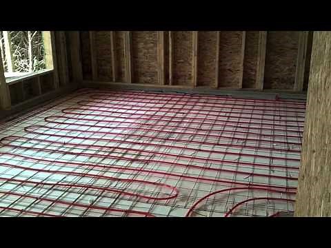 How we install Radiant in-floor heat