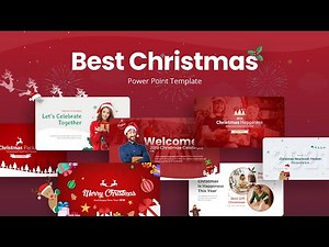 🎄 Best Christmas PowerPoint Template for Festive Presentations! 🎁