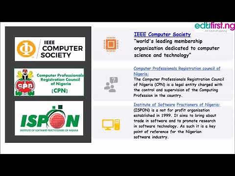 Computer professional bodies| Computer/ICT