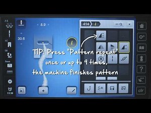 BERNINA 880: how to edit stitches and use the Distortion function